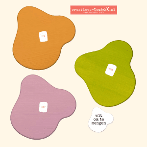 acrylverf in lentekleuren hobbyverf