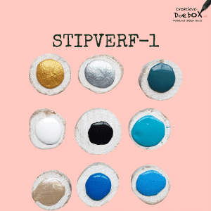 stipverf blauwtinten