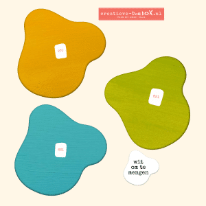 hobbyverf in zomerse tinten