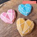 grote geometrische hartjes om te beschilderen met acrylverf hobbypakket