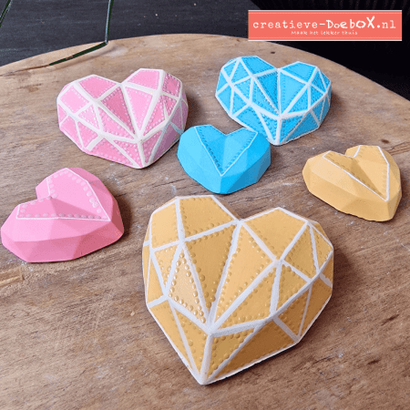 hartjes om te beschilderen thuispakket