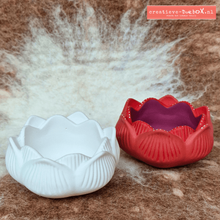 lotusvorm voor een waxinelichtje