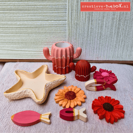 tafeldecoratie in een zomers stijltje knutselpakket