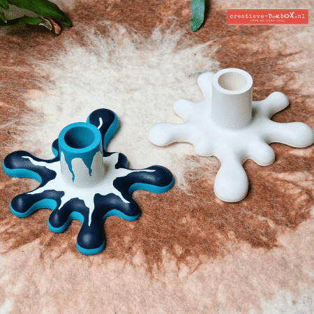 yecatcher kandelaars met organische vorm – creatieve kaarsenhouders van keramisch gips
