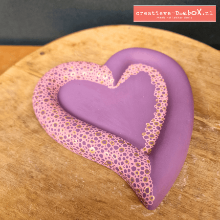 DIY schaaltje in hartvorm met brede rand – geschikt voor sieraden