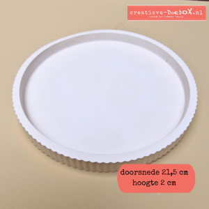 ronde schaal om te beschilderen diy pakket