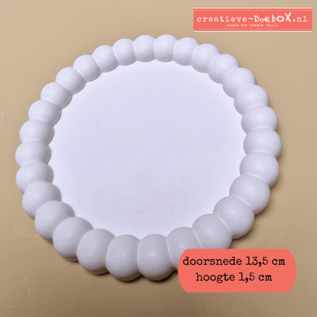 bolletjes schaaltje om te beschilderen hobbypakket