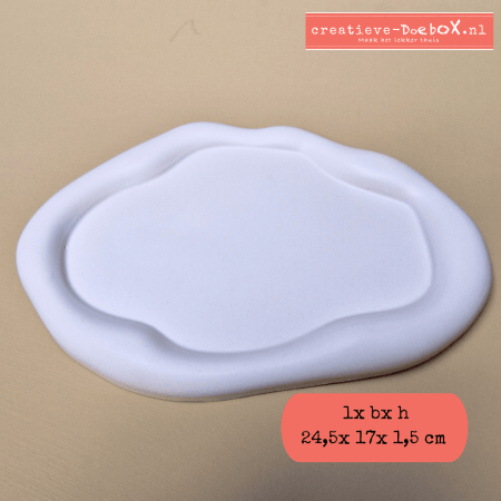 creatief thuispakket om thuis een schaal te beschilderen