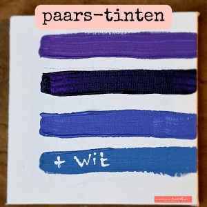 acrylverf mengkleuren paarstinten