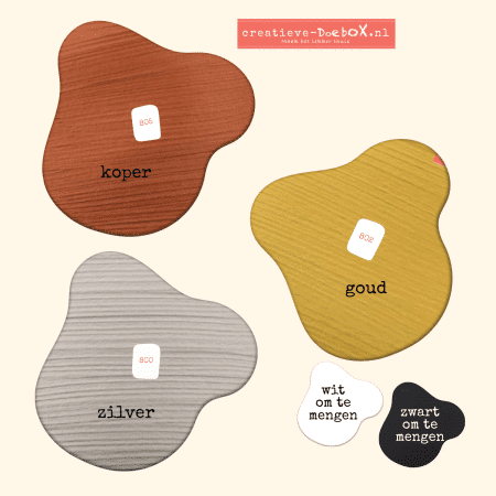 acrylverf bling 5 kleuren