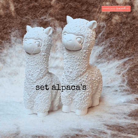 geboortesetje met alpaca