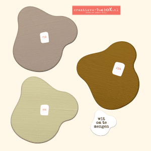 acrylverf om kerstornamenten te schilderen