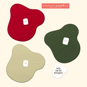 kerstkleurtjes acrylverf nodig?