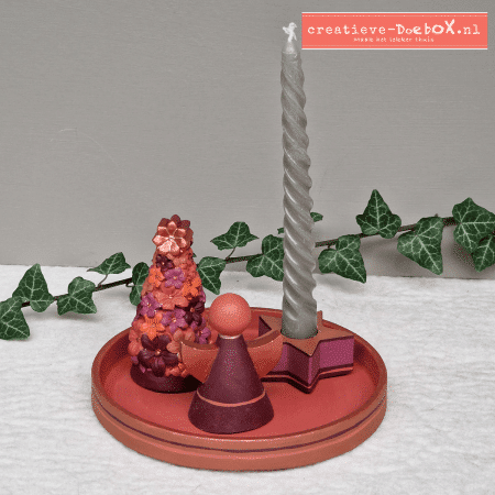 diy-pakket kerst ster, engel, kerstboom met verf